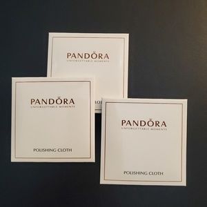 Lot of 3 Pandora Polishing Cloth